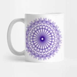 Ultra Violet Weel Mandala Mug